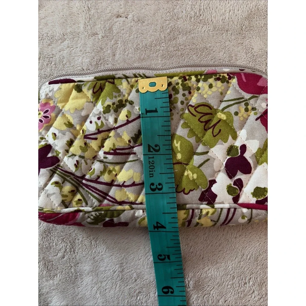 Boho Vera Bradley‎ Retired Make Me Blush Quilted Wristlet Wallet 7